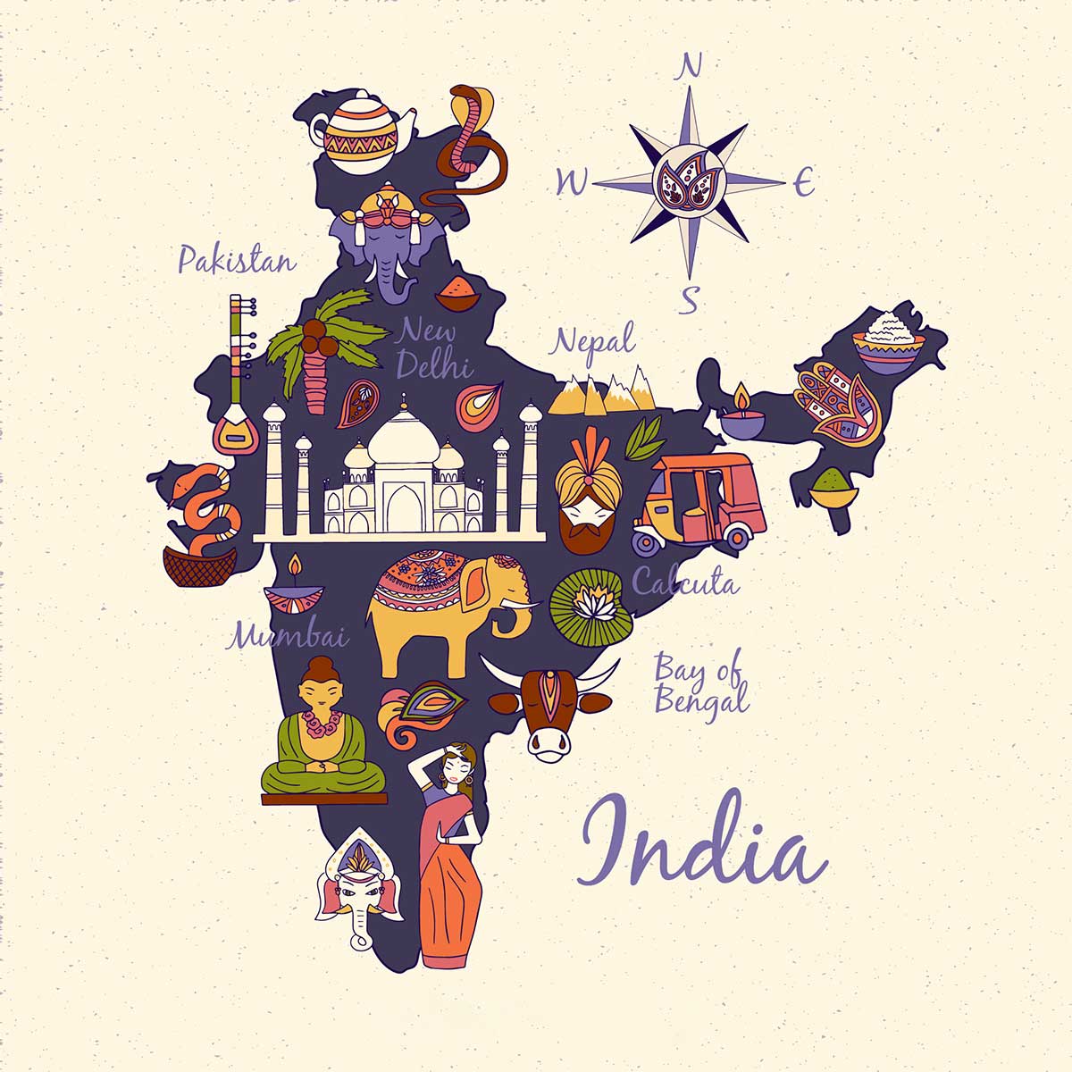 india tour map